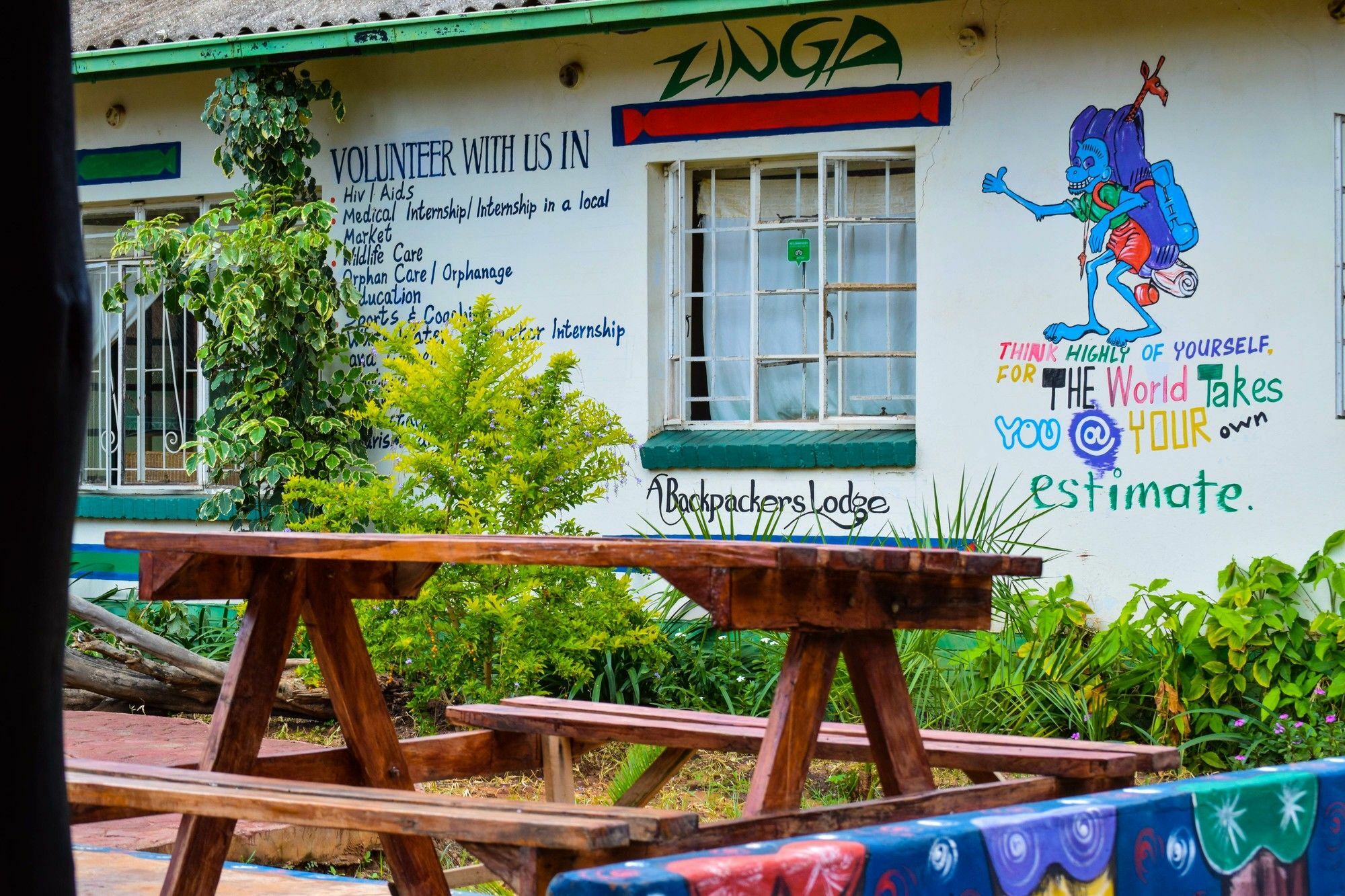 Zinga Backpackers Otel Livingstone Dış mekan fotoğraf